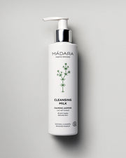 MÁDARA Organic Skincare organic cleansing milk A2002 product photo on plain background.